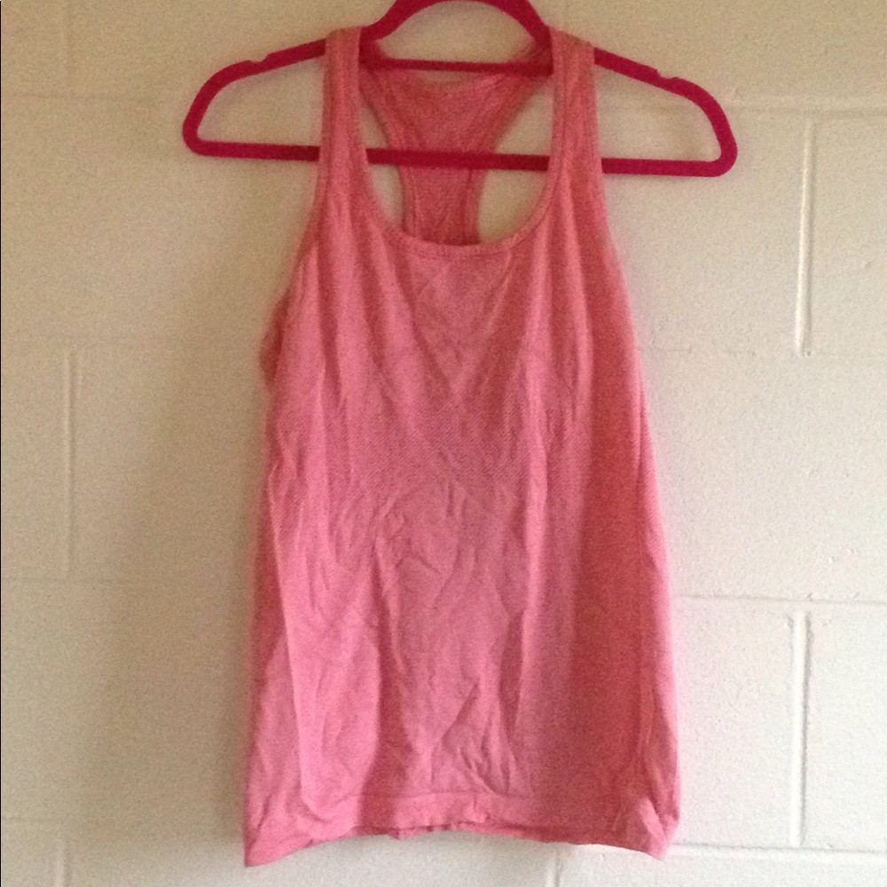 Lululemon pink tank top